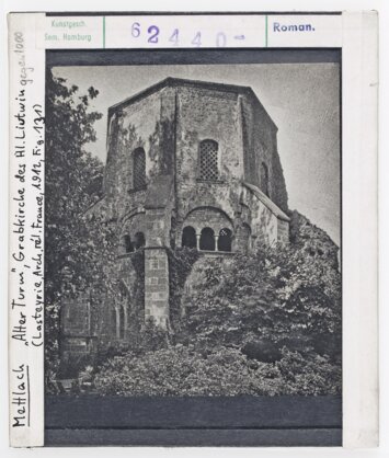 Vorschaubild Mettlach, Alter Turm. Grabkirche des Hl. Liutwin gegen 1000. Diasammlung